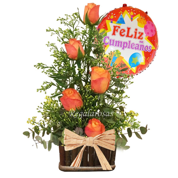 Flores de Cumpleaños 101 | Flores a domicilio Floreria Regala Rosas